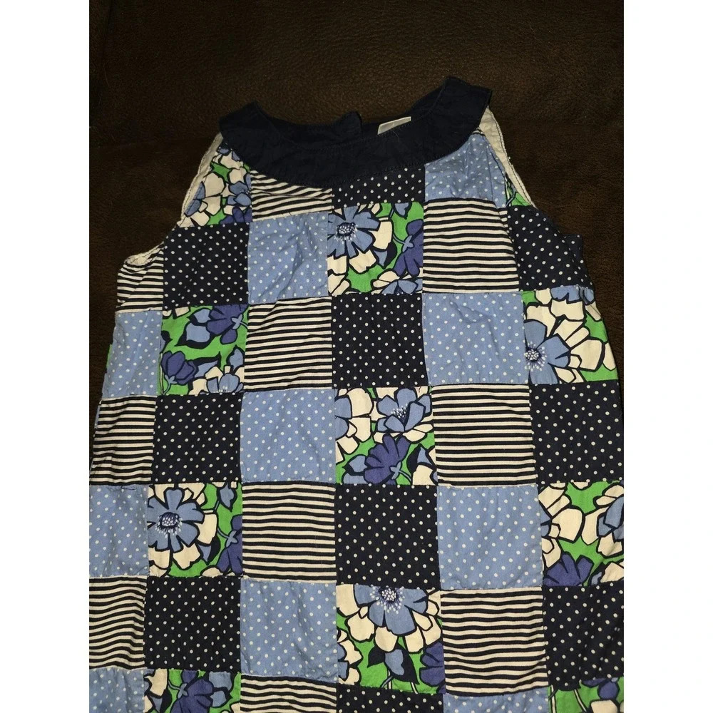 Gymboree spring prep patchwork dress size 8‎